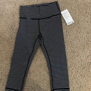 Lululemon wunder under crop size 10 nwt